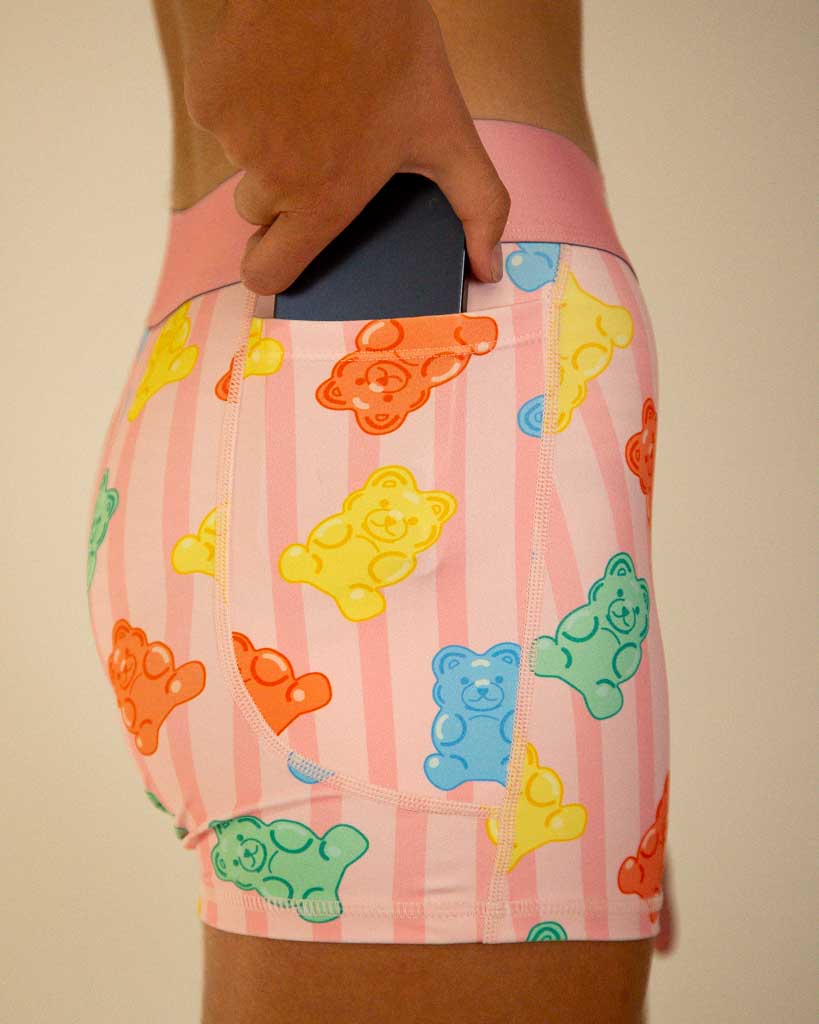 Women's Gummy Bears 3" Compression Shorts