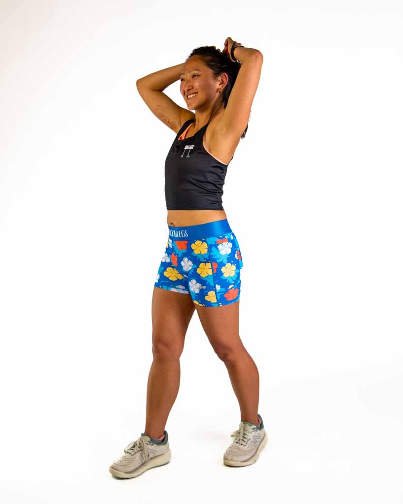Women's Hawaiian 3" Compression Shorts