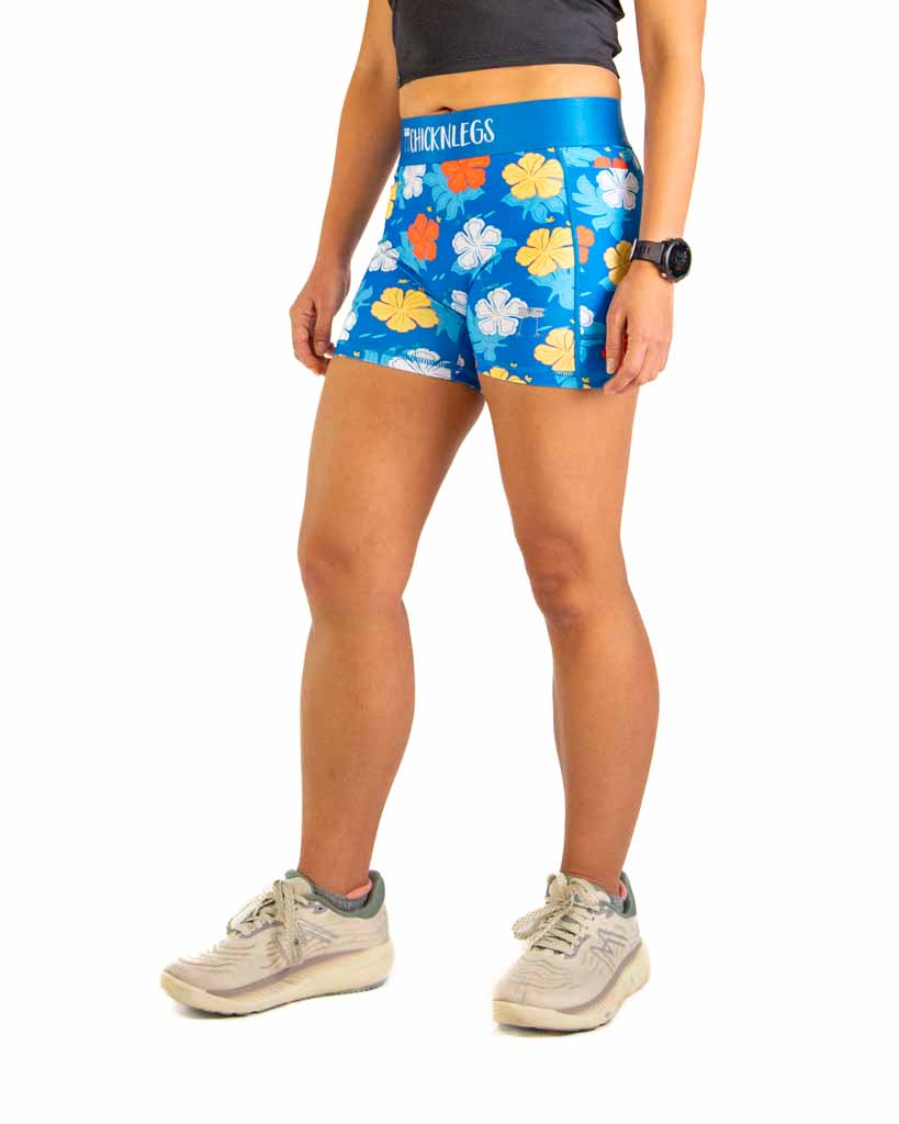 Women's Hawaiian 3" Compression Shorts