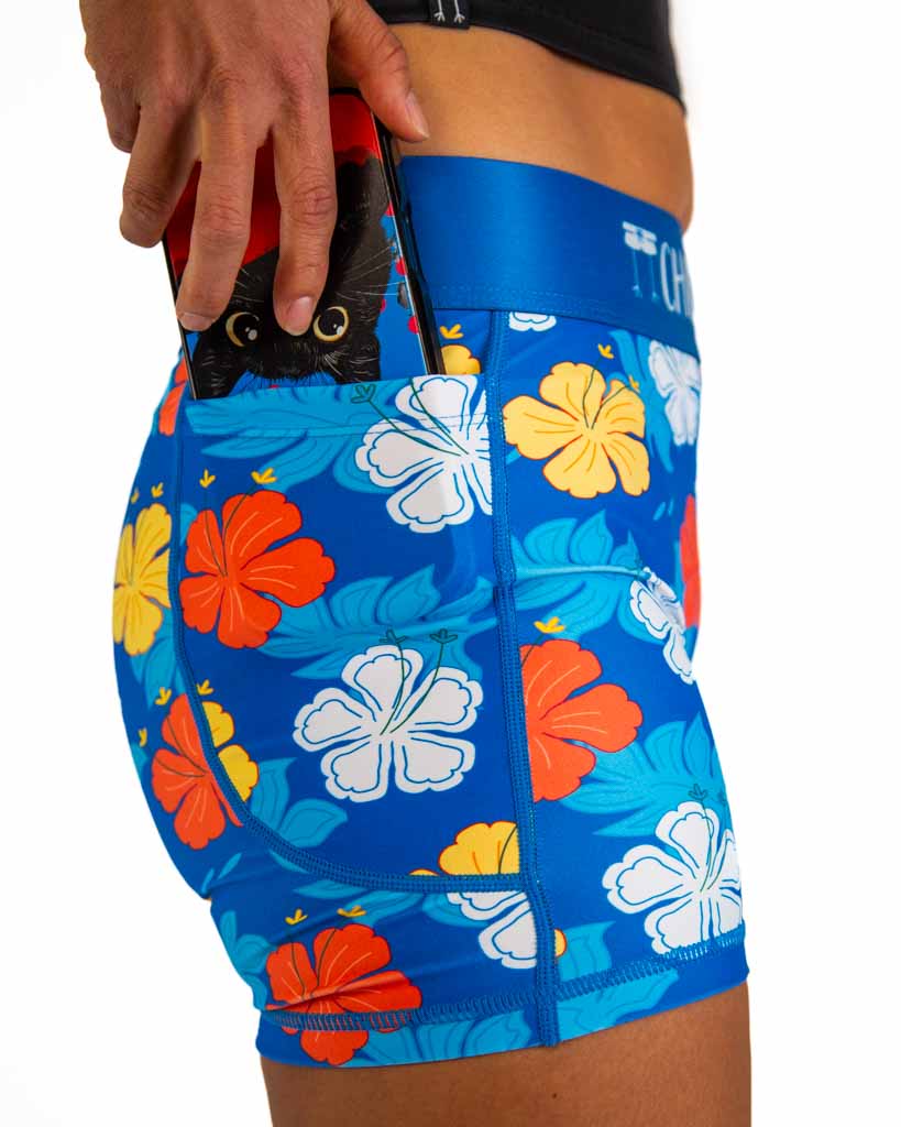Women's Hawaiian 3" Compression Shorts