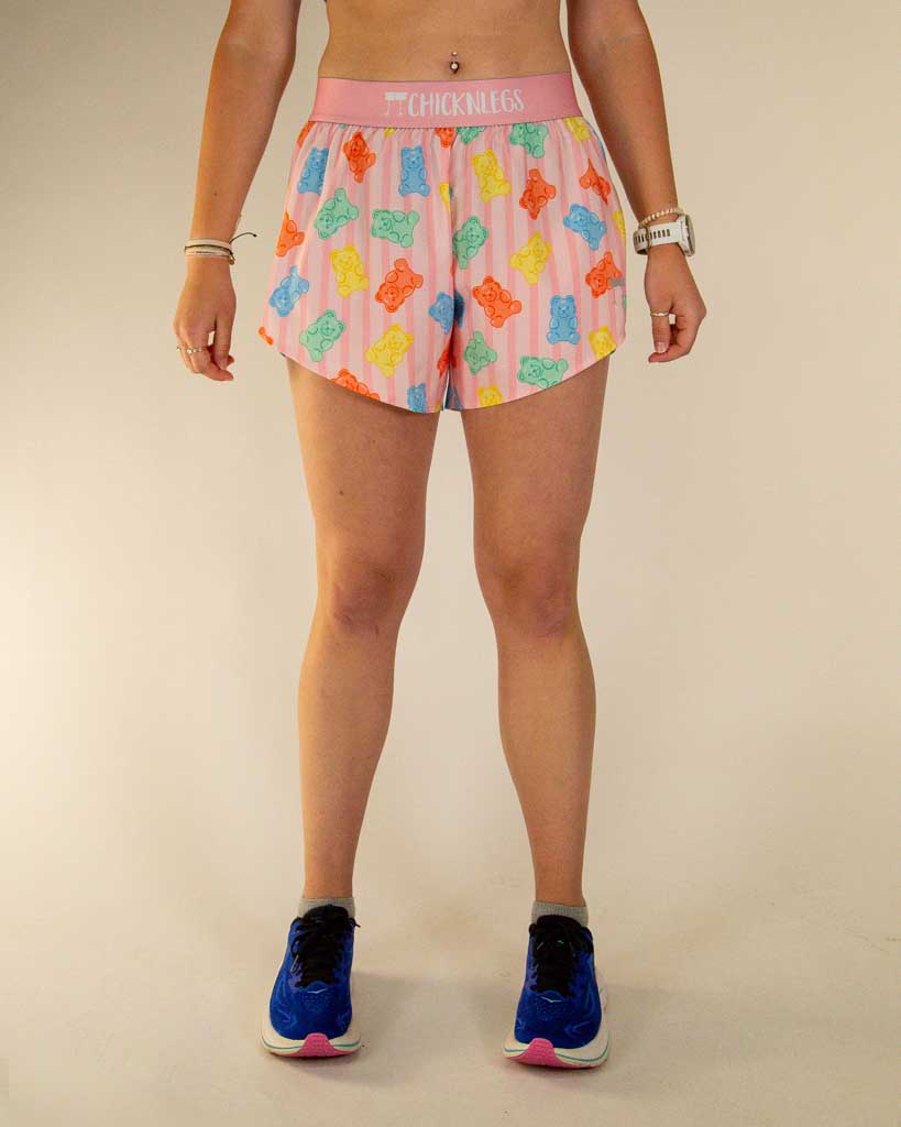 Women's Gummy Bears 4" Split Shorts