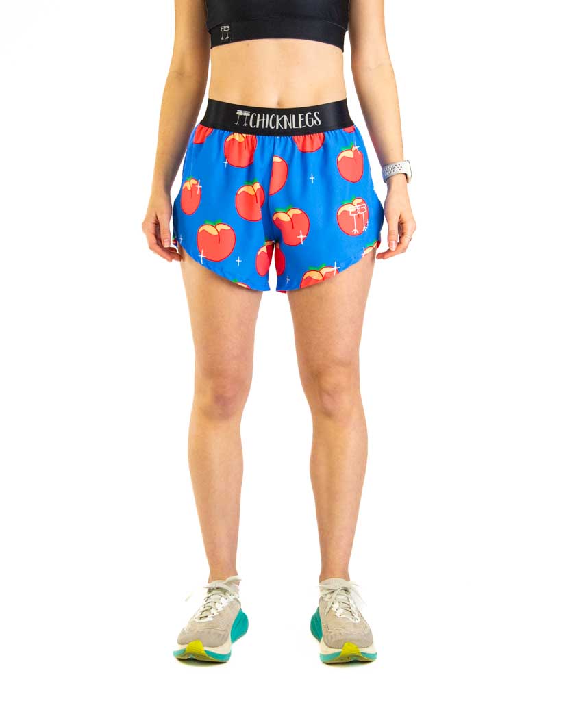 Women's Juicy Peaches 4" Split Shorts