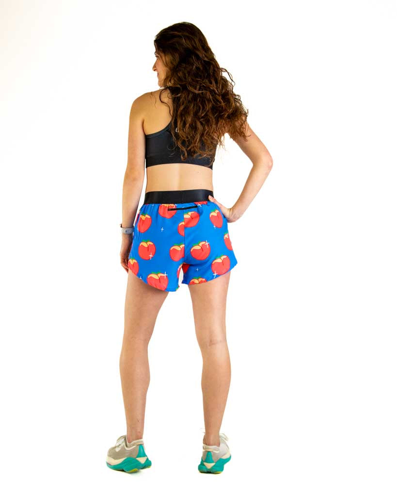 Women's Juicy Peaches 4" Split Shorts