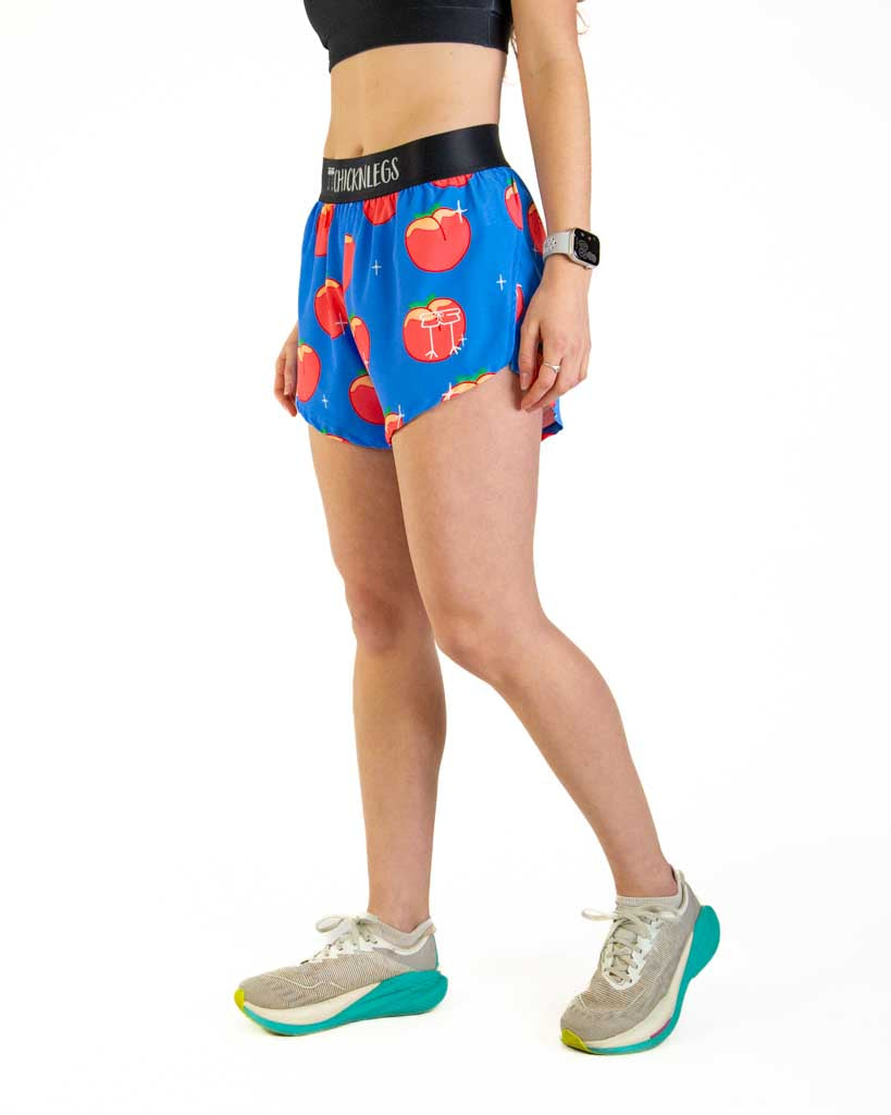 Women's Juicy Peaches 4" Split Shorts