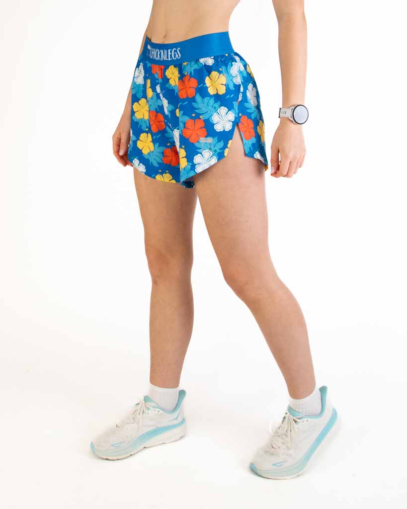 Women's Hawaiian 4" Split Shorts