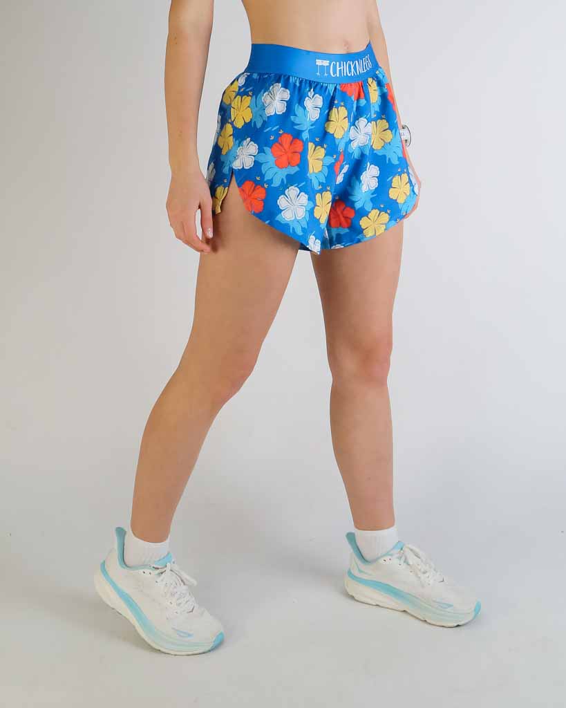 Women's Hawaiian 4" Split Shorts