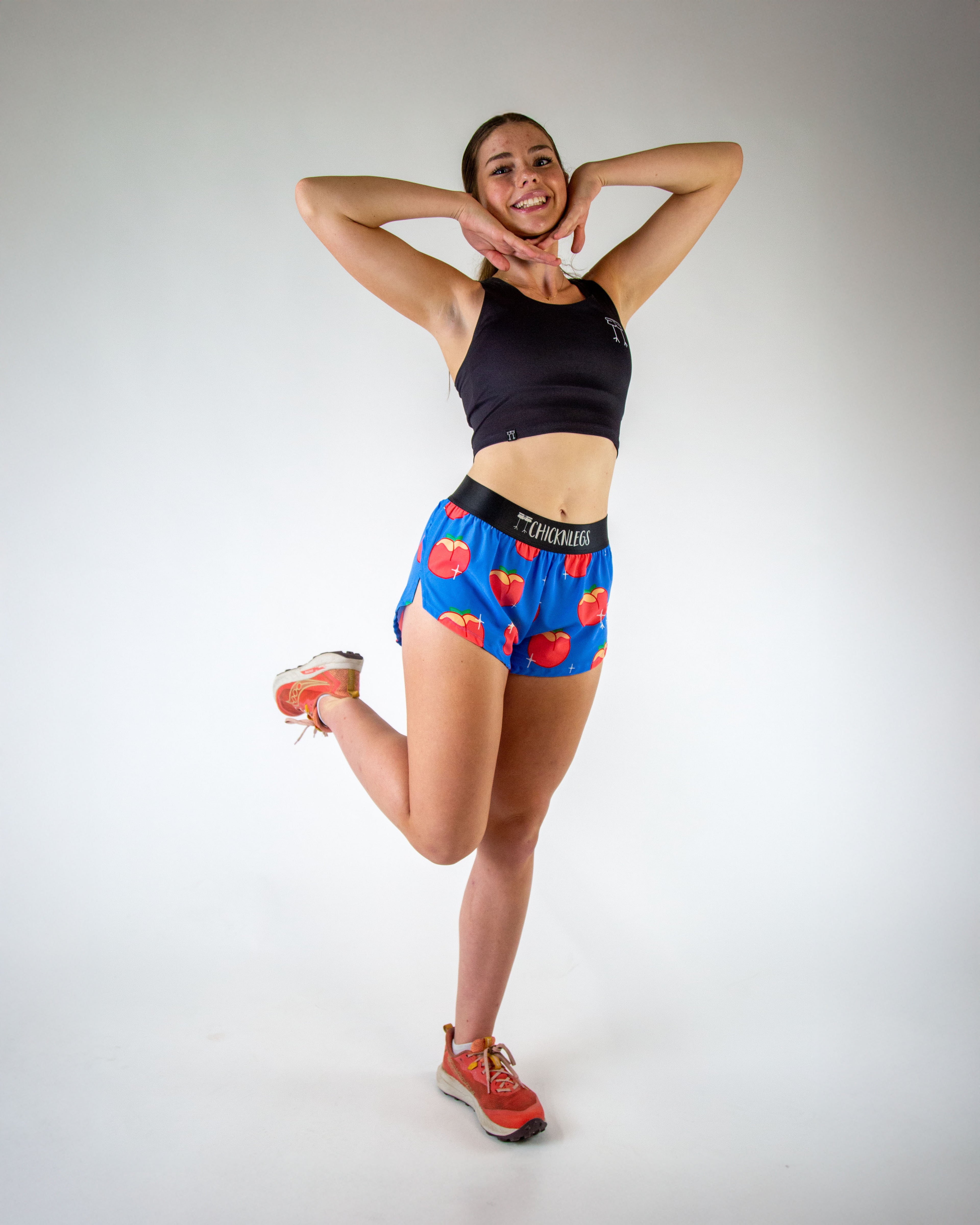 Women's Juicy Peaches 1.5" Split Shorts