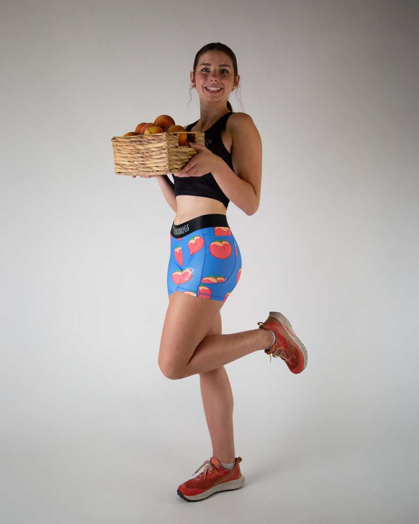 Women's Juicy Peaches 3" Compression Shorts
