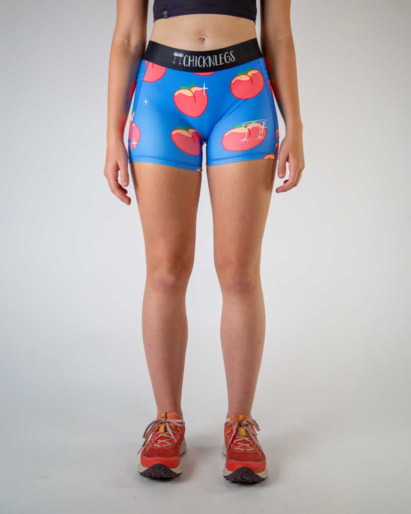 Women's Juicy Peaches 3" Compression Shorts