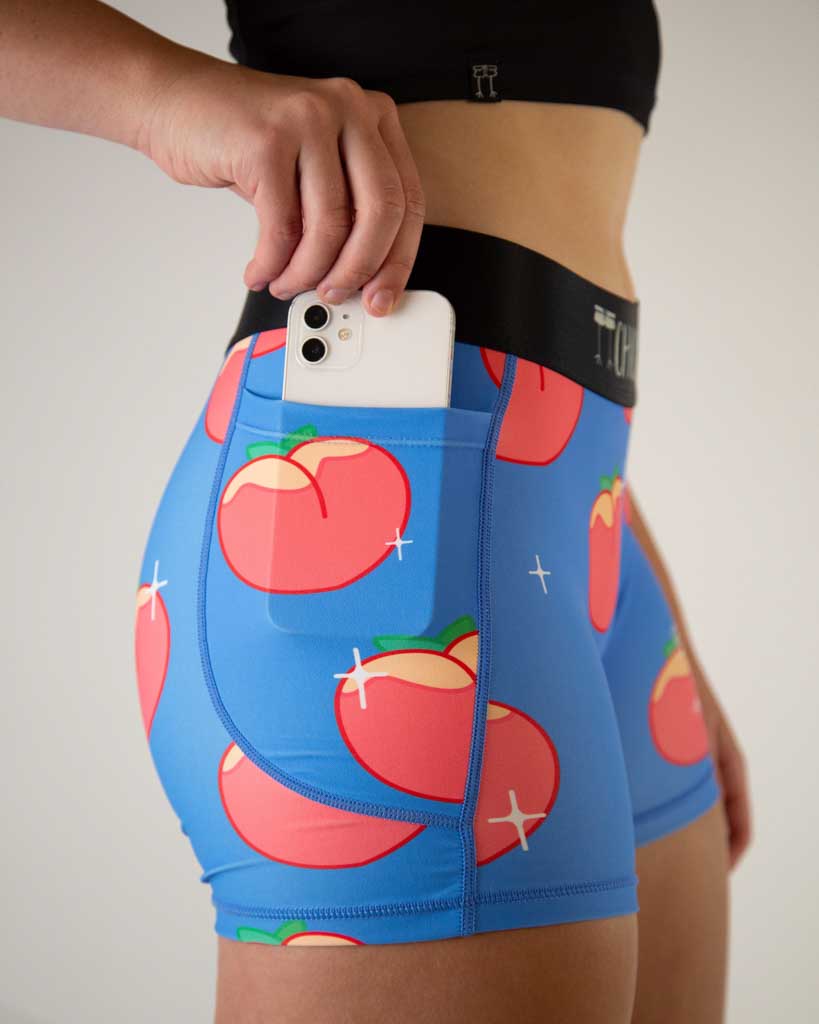 Women's Juicy Peaches 3" Compression Shorts